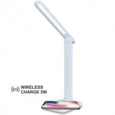 Φωτιστικό Γραφείου LED 6W 230V CCT Ντιμαριζόμενο Touch και Ασύρματη φόρτιση κινητού 0-310